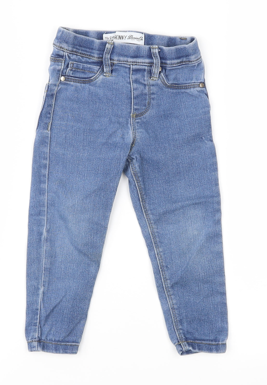 dENIM cO Girls Blue   Jogger Jeans Size 18-24 Months
