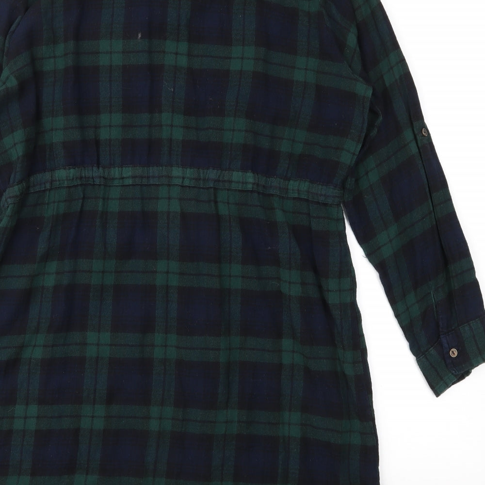 New Look Womens Green Plaid  Mini  Size 16