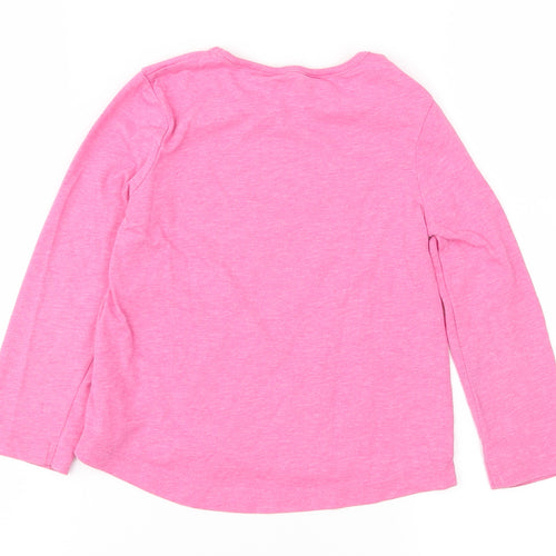 George Girls Pink   Basic T-Shirt Size 3-4 Years