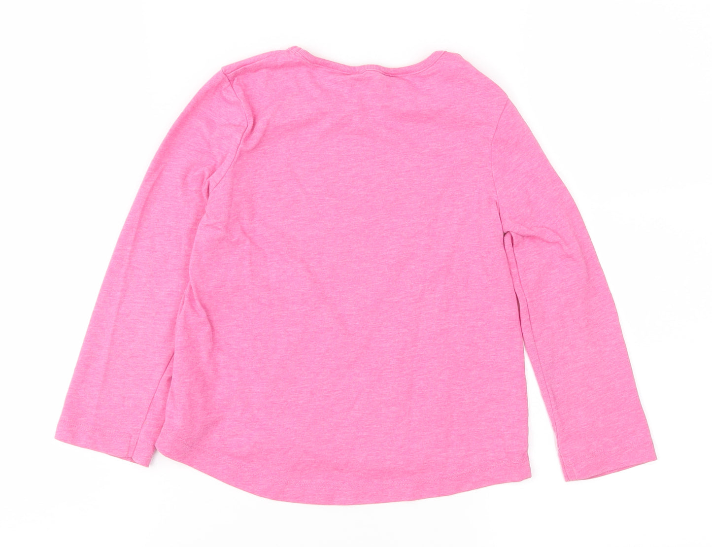 George Girls Pink   Basic T-Shirt Size 3-4 Years