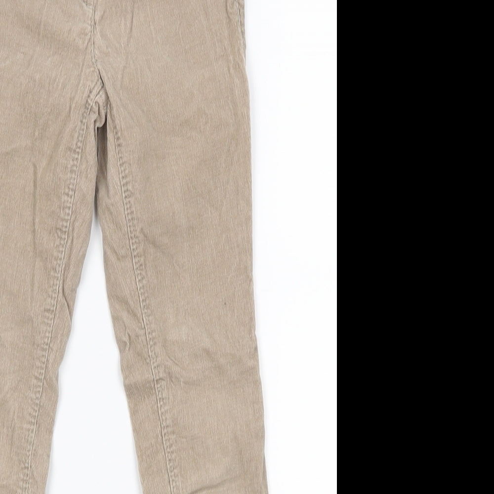 NEXT Boys Brown  Corduroy Skinny Jeans Size 7 Years
