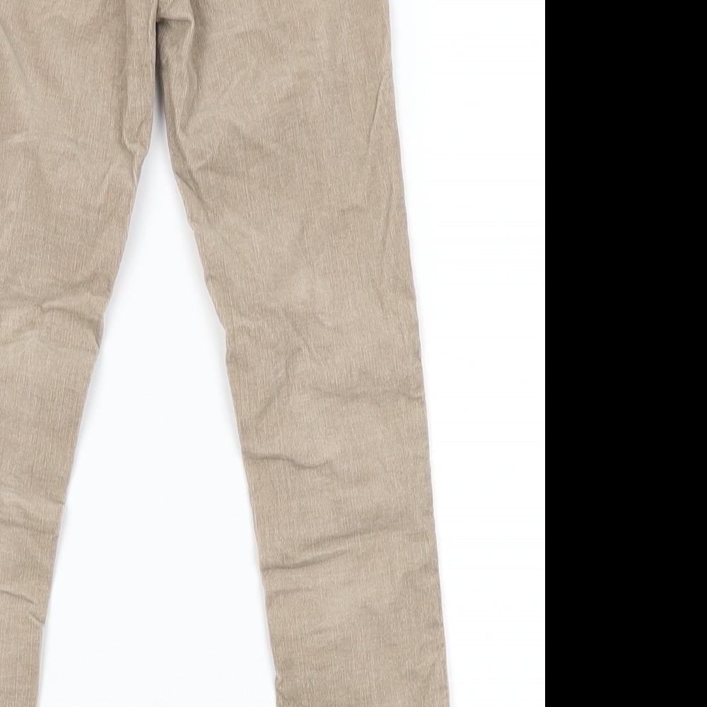 NEXT Boys Brown  Corduroy Skinny Jeans Size 7 Years