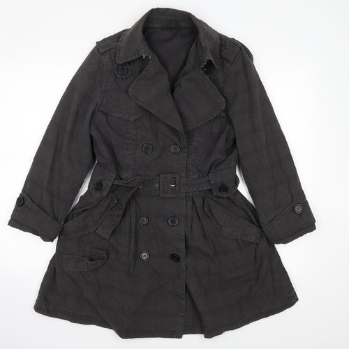 Topshop Womens Black   Jacket Coat Size 12