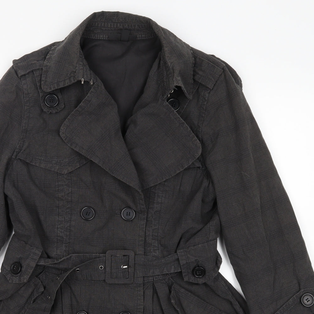 Topshop Womens Black   Jacket Coat Size 12