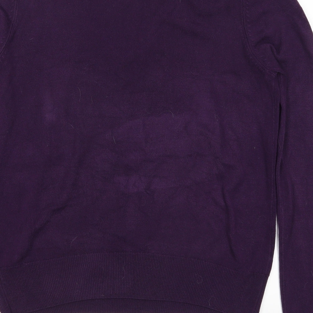 Marks and Spencer Womens Purple   Pullover Jumper Size 12
