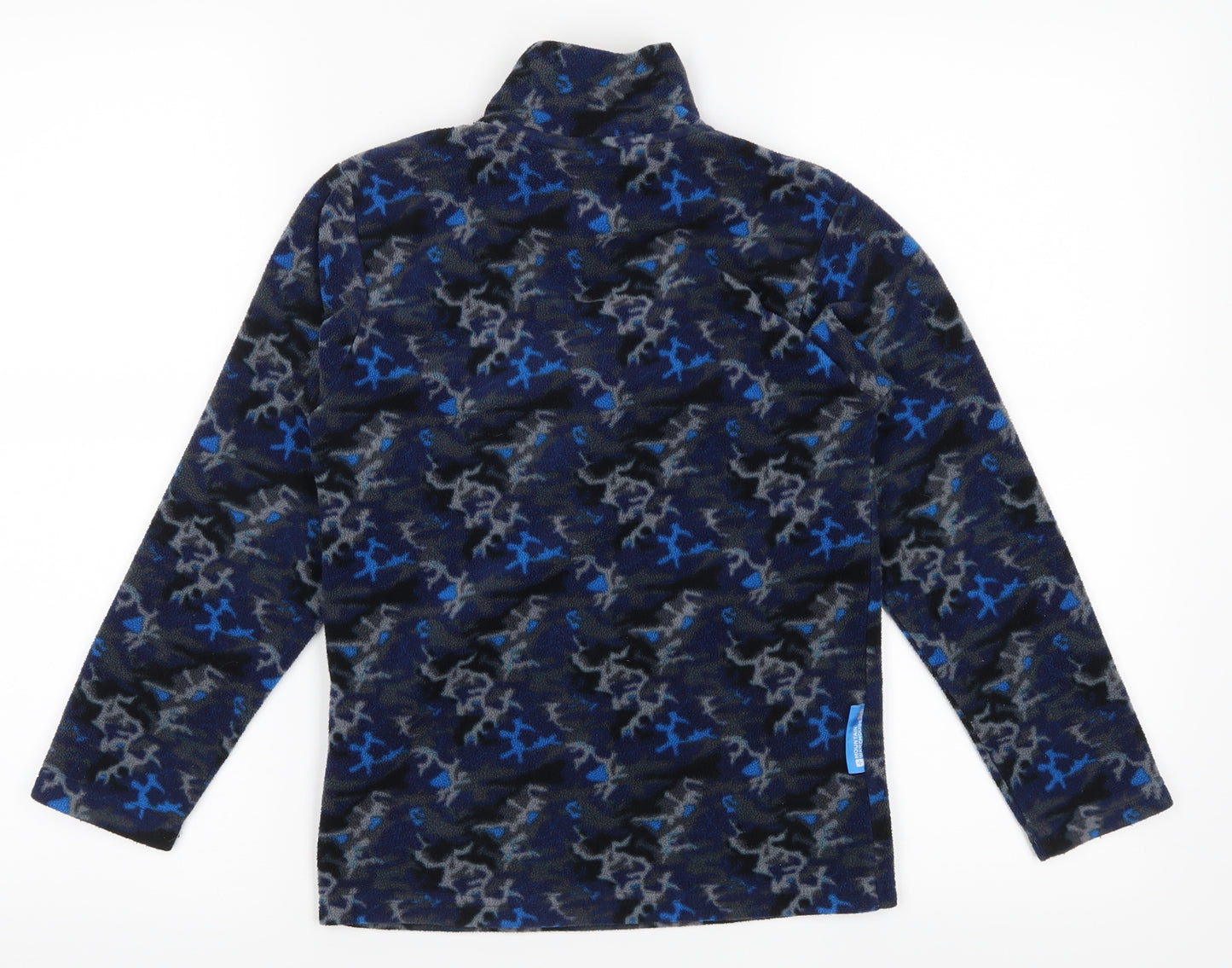 moutain warehouse Boys Blue Camouflage  Pullover Jumper Size 9-10 Years