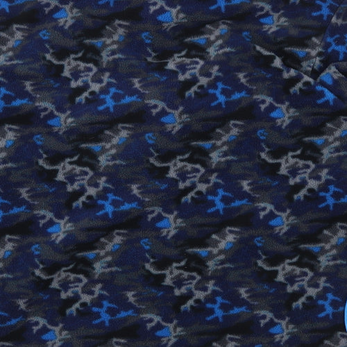moutain warehouse Boys Blue Camouflage  Pullover Jumper Size 9-10 Years