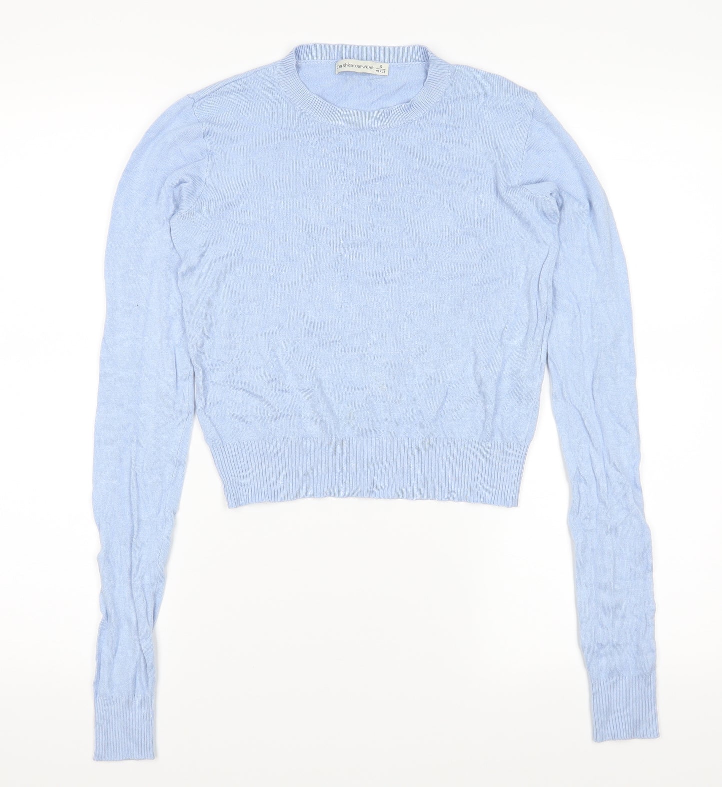Bershka Womens Blue   Pullover Jumper Size S