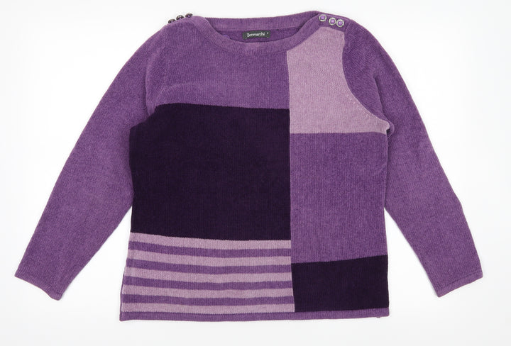 Le Bon Marché Womens Purple   Pullover Jumper Size S