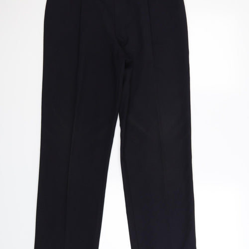 marks and Womens Blue   Dress Pants Trousers Size 12 L27 in - work office formal