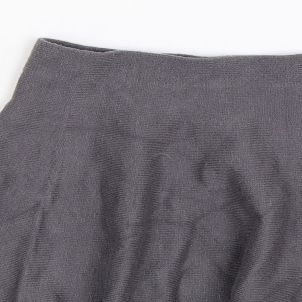 Primark Womens Grey   Flare Skirt Size 2XS