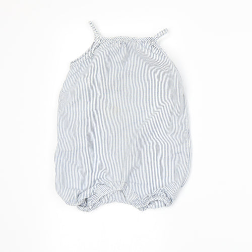 Gap Girls Blue Striped  Dungaree One-Piece Size 6-9 Months