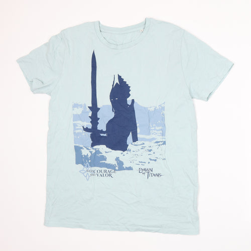 Preworn Mens Blue    T-Shirt Size XL