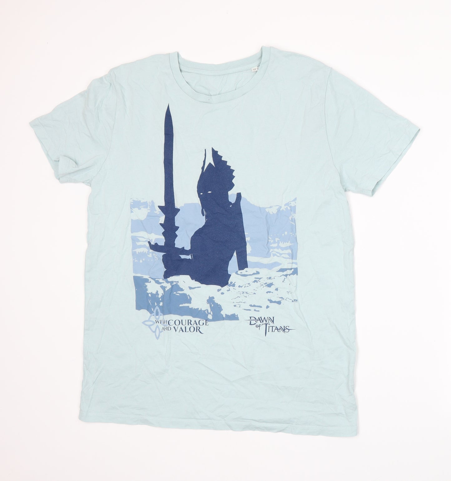 Preworn Mens Blue    T-Shirt Size XL