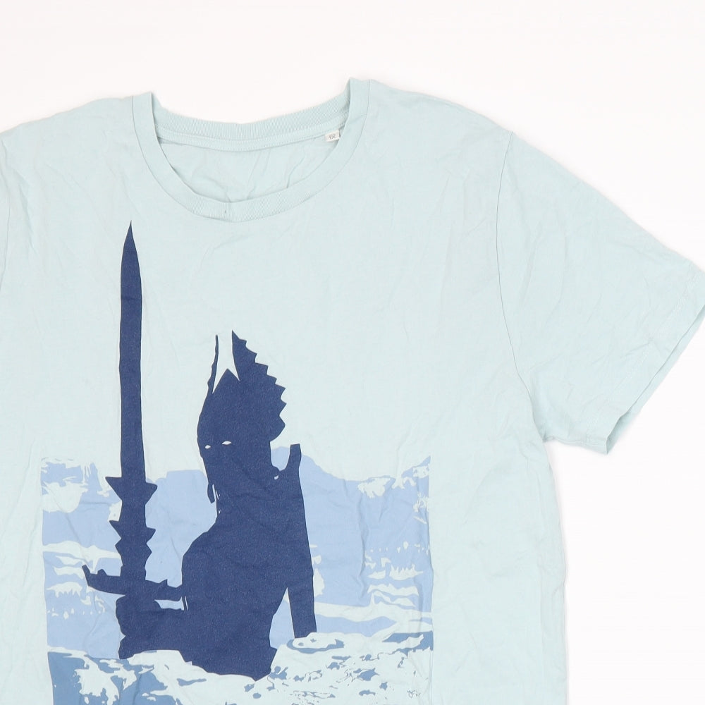 Preworn Mens Blue    T-Shirt Size XL