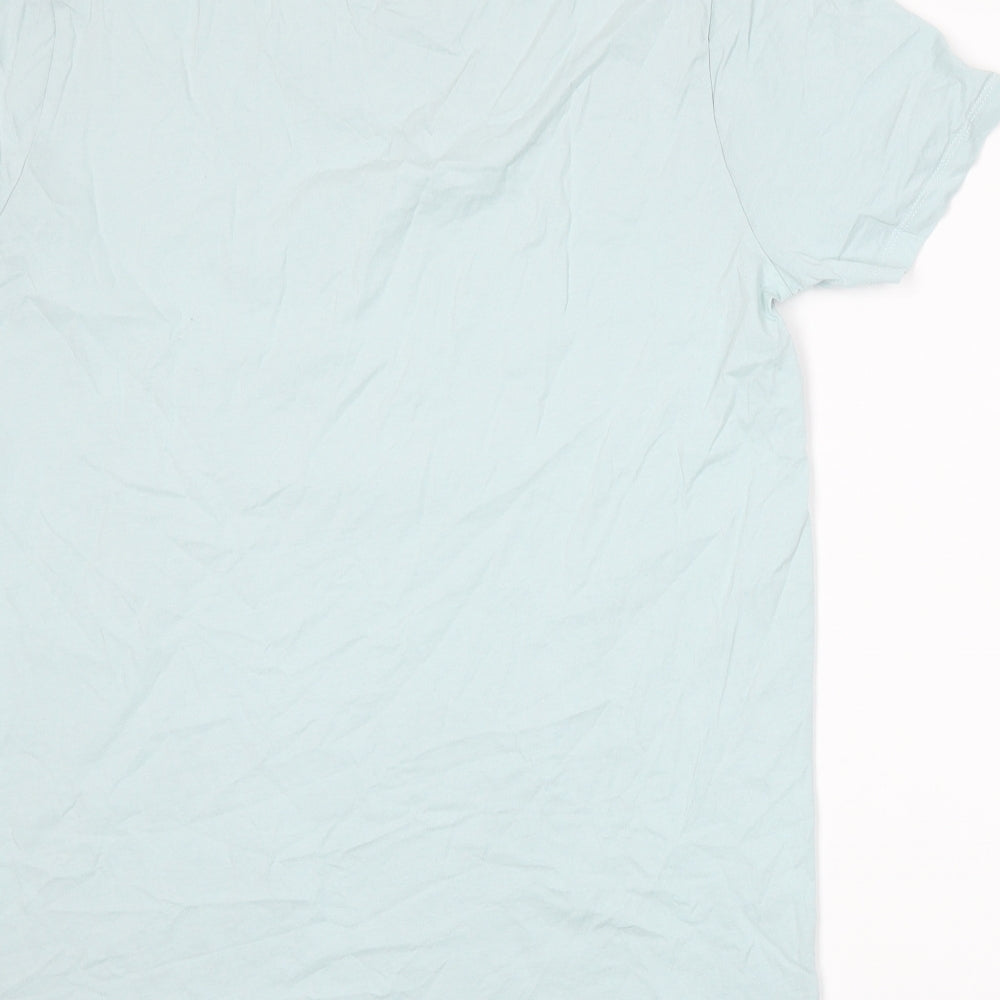 Preworn Mens Blue    T-Shirt Size XL
