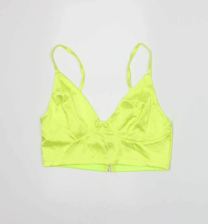 Missguided Womens Green   Camisole Tank Size 10