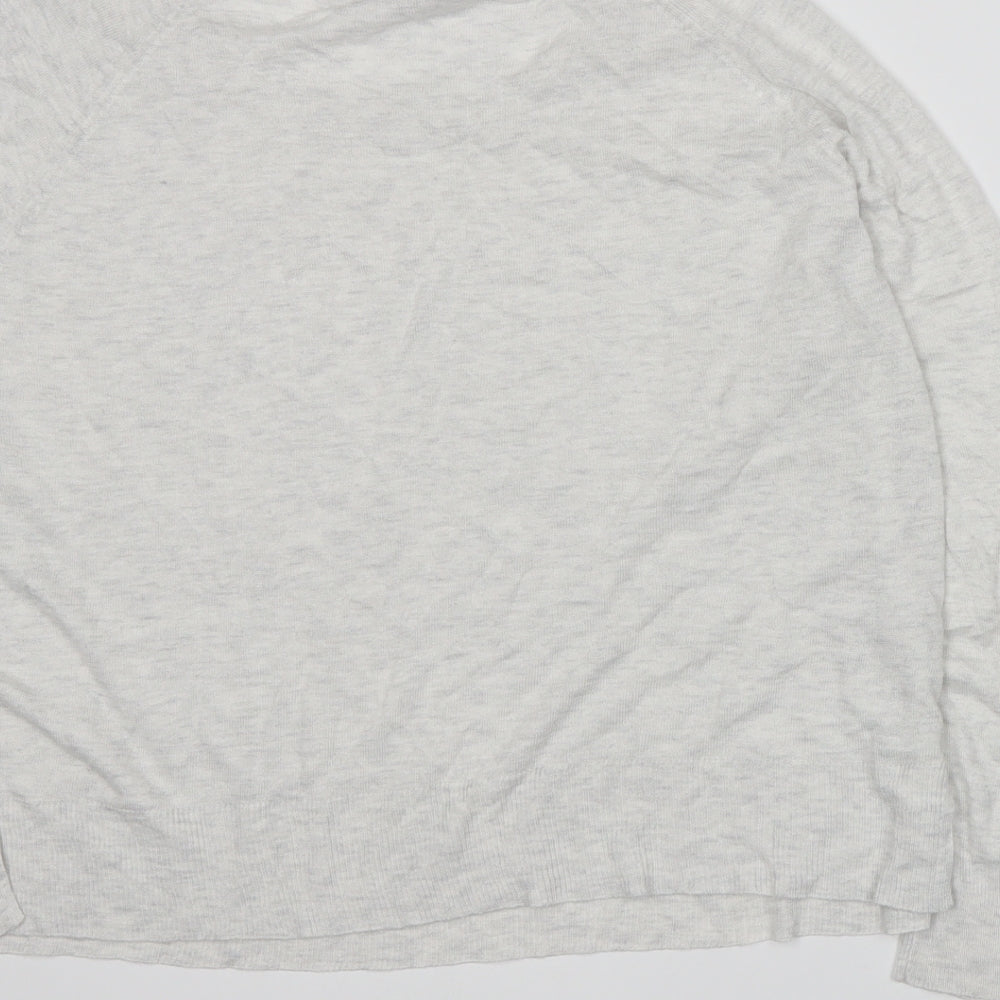 Zara Womens Grey   Pullover Jumper Size M