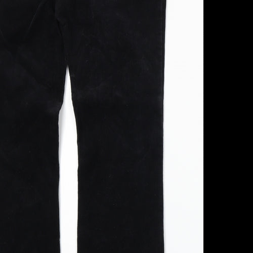 Lands' End Womens Black   Bootcut Jeans Size 14 L32 in