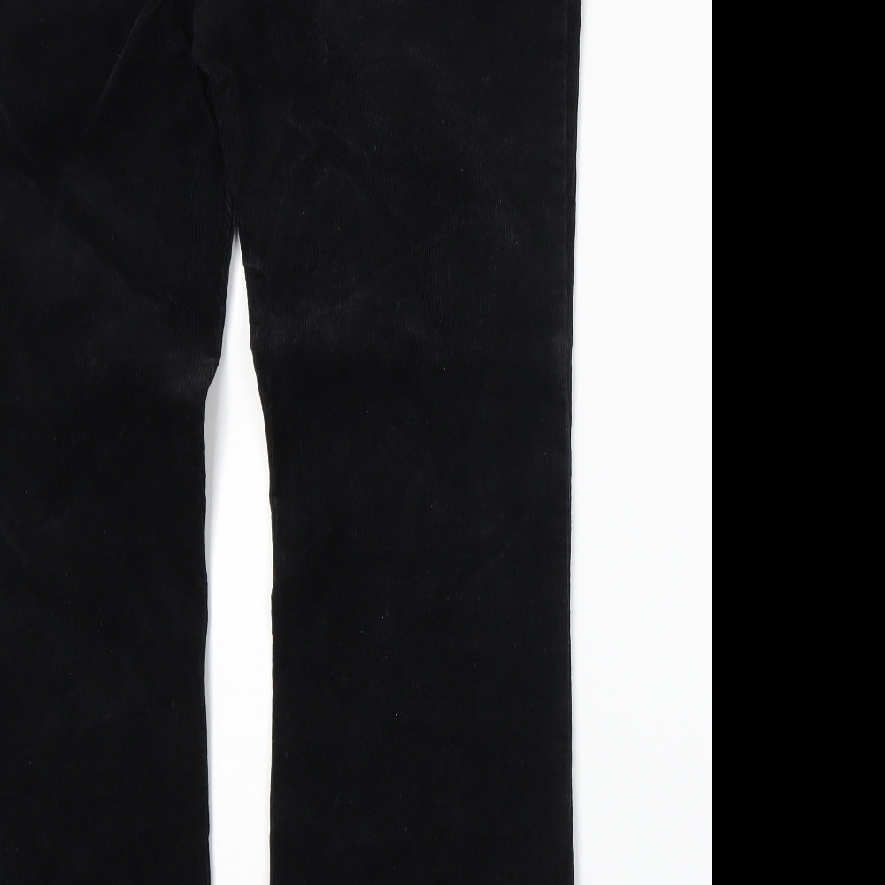Lands' End Womens Black   Bootcut Jeans Size 14 L32 in
