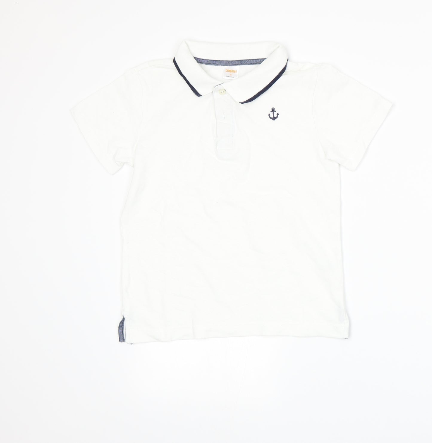 Gymboree Boys White   Basic Polo Size S