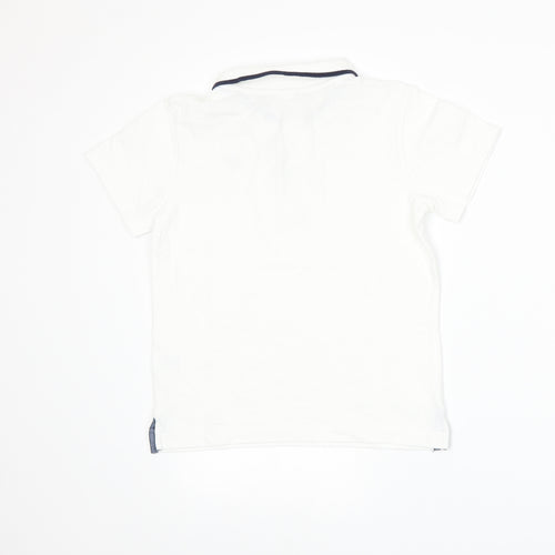 Gymboree Boys White   Basic Polo Size S