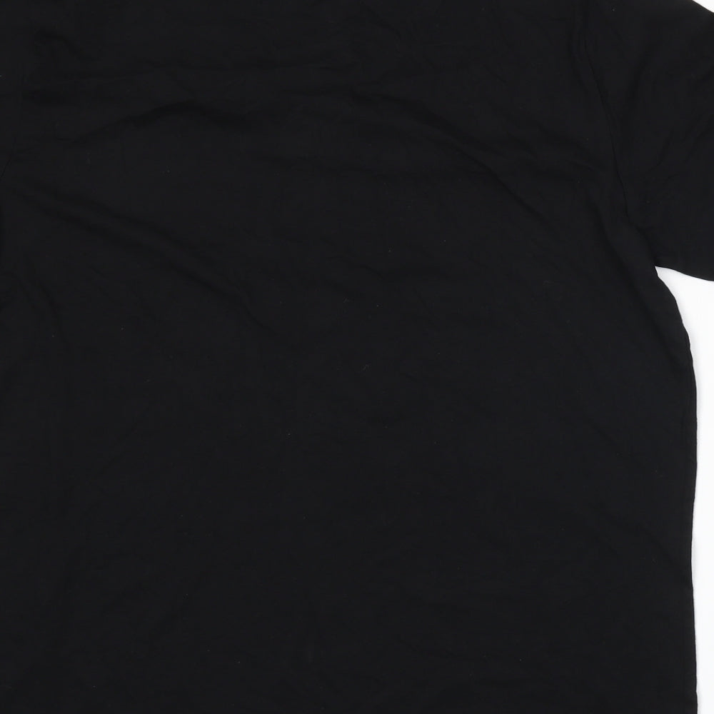 bonprix Mens Black    T-Shirt Size L