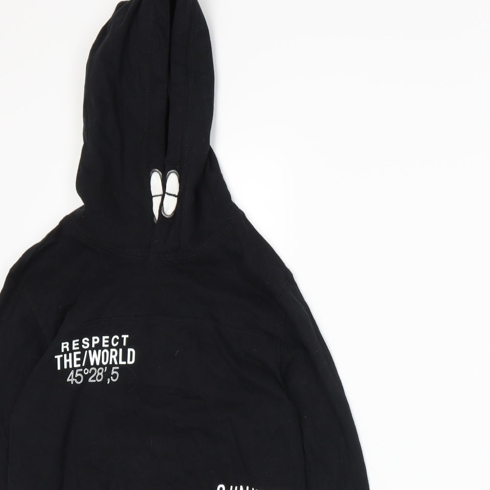 OVS Girls Black   Pullover Hoodie Size 10-11 Years