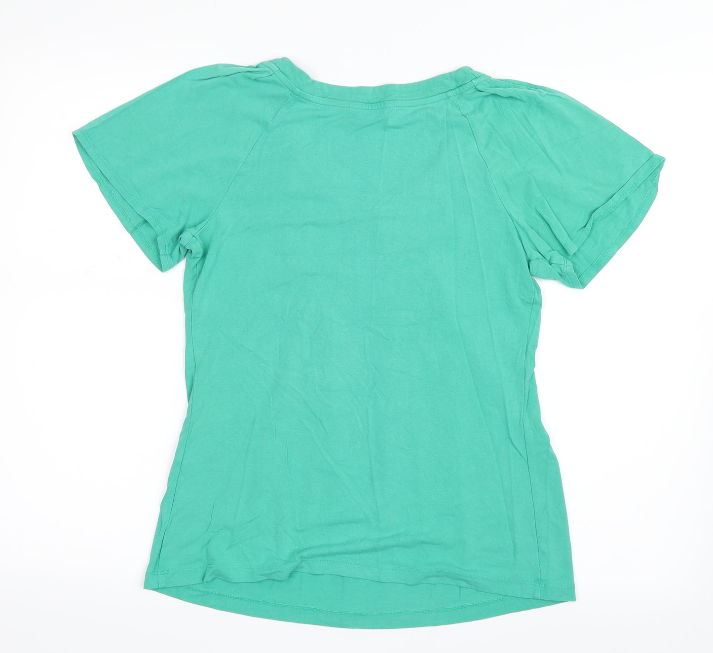 Marks and Spencer Womens Green   Basic T-Shirt Size 8