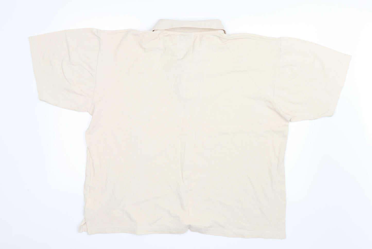 Academy Mens Ivory    Polo Size 2XL