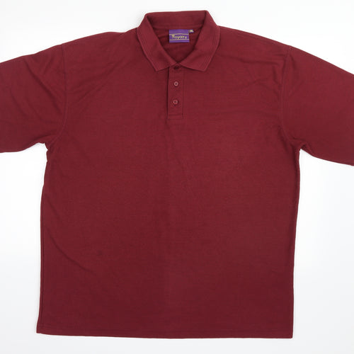Royalty Mens Red    Polo Size 2XL