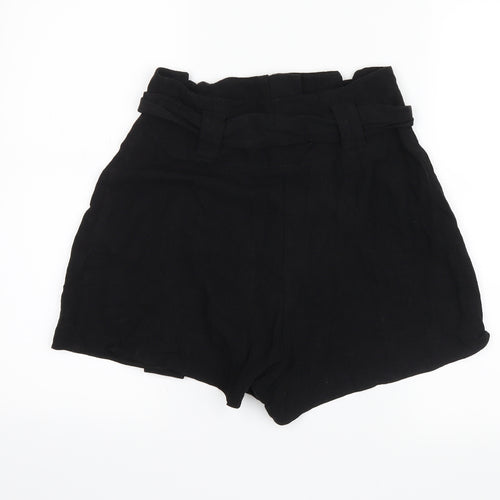 New Look Womens Black   Boyfriend Shorts Size 6