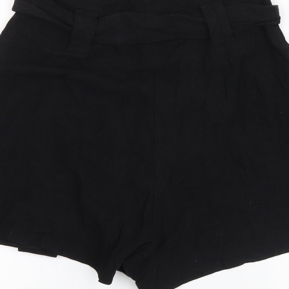 New Look Womens Black   Boyfriend Shorts Size 6