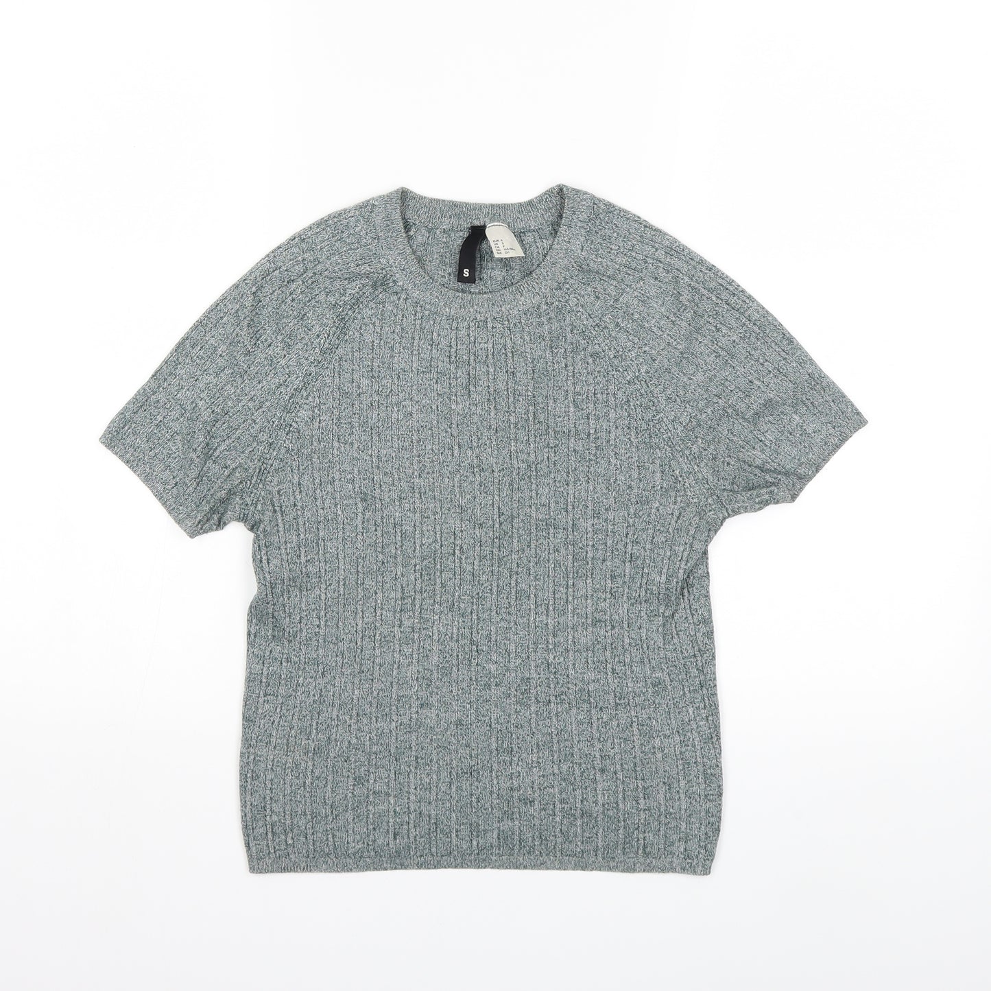 H&M Womens Grey  Knit Pullover Jumper Size S