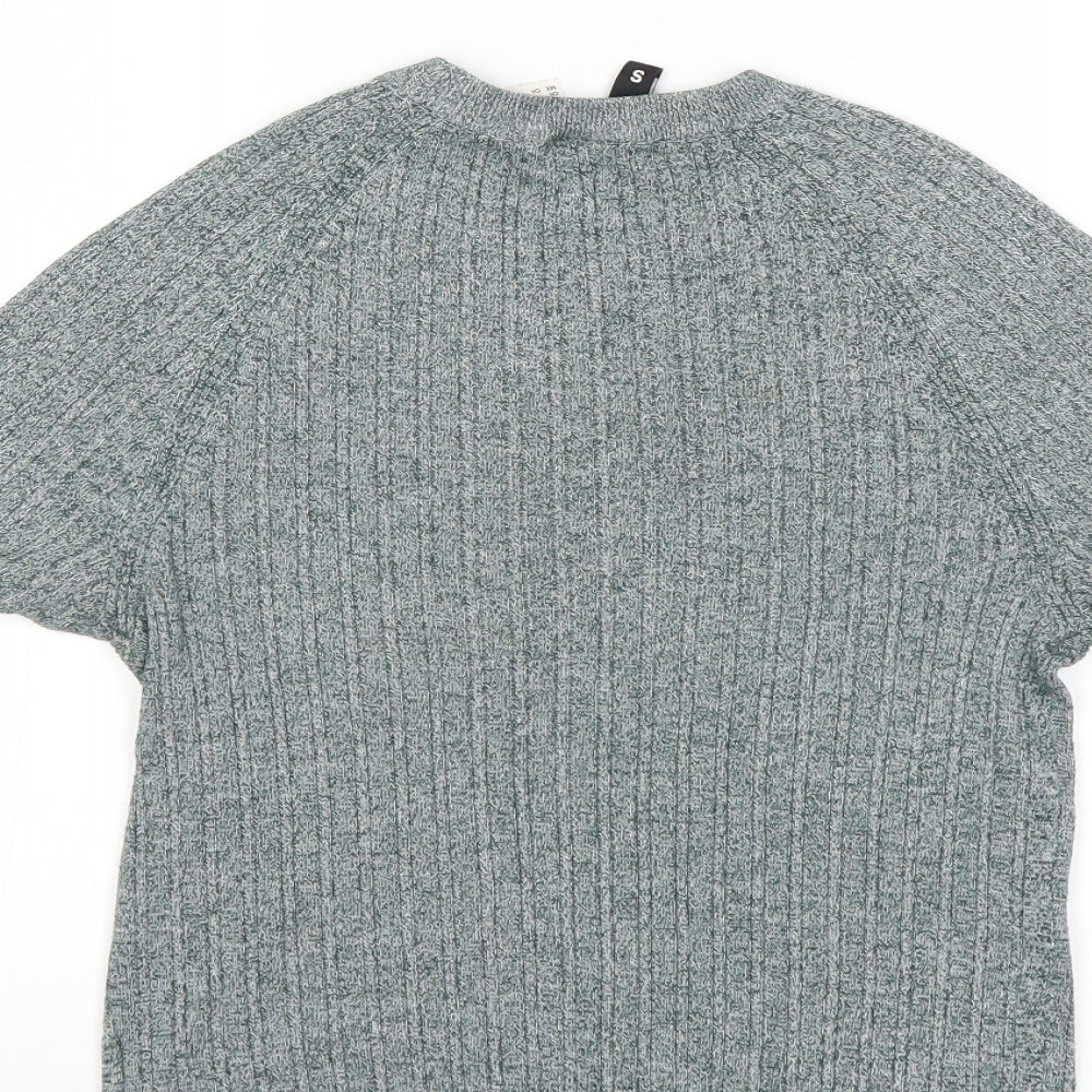 H&M Womens Grey  Knit Pullover Jumper Size S