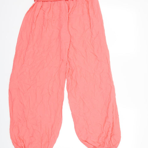 Preworn Womens Pink   Harem Trousers Size 30 in L26 in