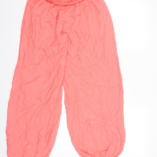 Preworn Womens Pink   Harem Trousers Size 30 in L26 in
