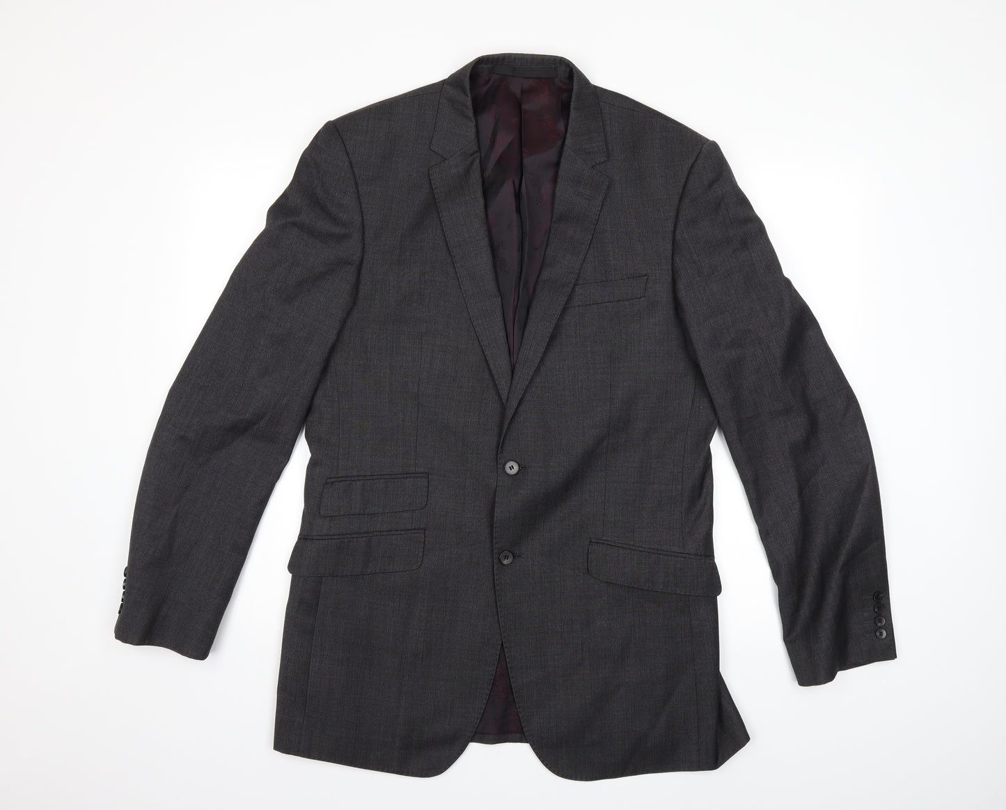Marks and Spencer Mens Grey   Jacket Suit Jacket Size 40