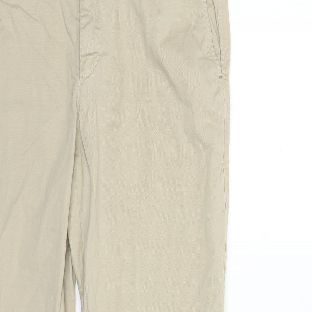 Massimo Dutti Mens Beige   Trousers  Size 44 L32 in