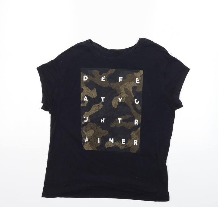 Oysho Mens Blue    T-Shirt Size S