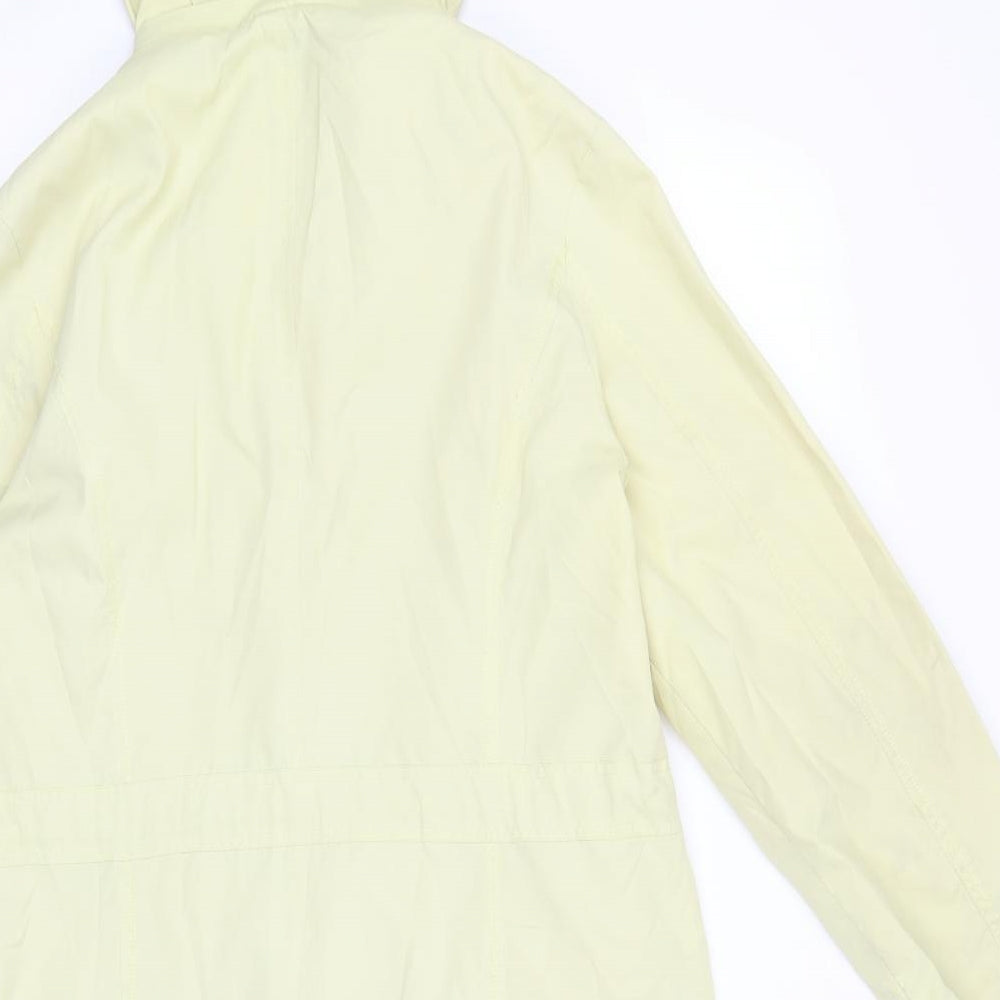 rowlands Womens Yellow   Rain Coat Coat Size 12