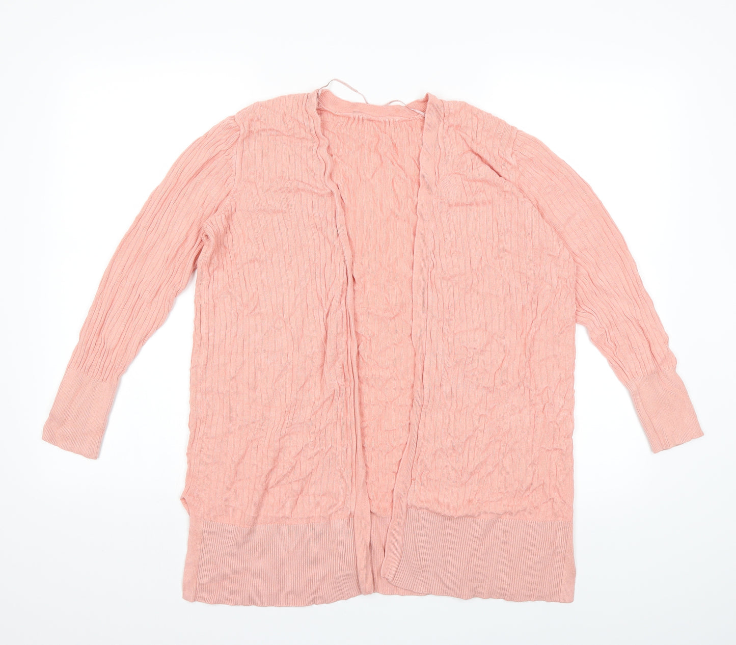 Oasis Womens Pink  Knit Cardigan Jumper Size L