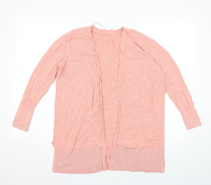 Oasis Womens Pink  Knit Cardigan Jumper Size L
