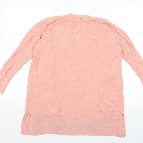 Oasis Womens Pink  Knit Cardigan Jumper Size L