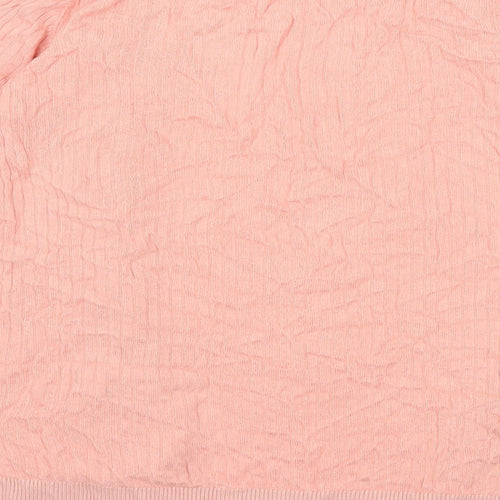 Oasis Womens Pink  Knit Cardigan Jumper Size L