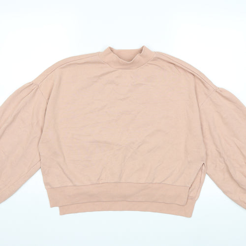 Monki Womens Pink   Pullover Sweatshirt Size XS