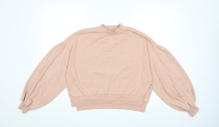 Monki Womens Pink Pullover Sweatshirt Size XS