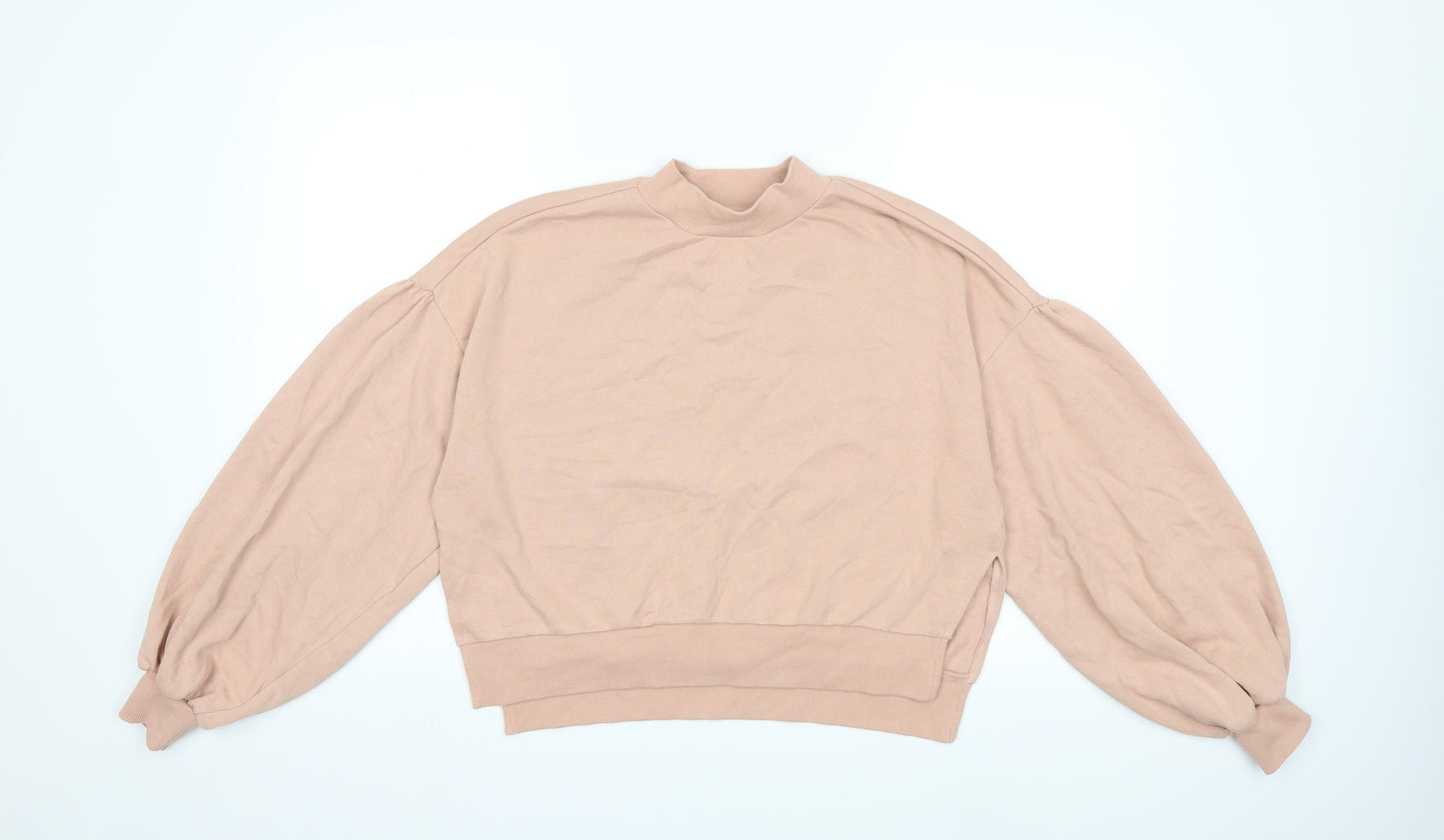 Monki Womens Pink   Pullover Sweatshirt Size XS