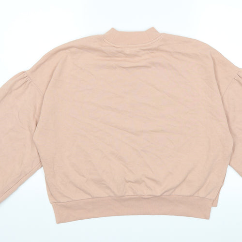 Monki Womens Pink   Pullover Sweatshirt Size XS