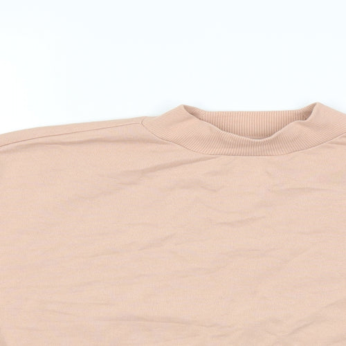 Monki Womens Pink   Pullover Sweatshirt Size XS